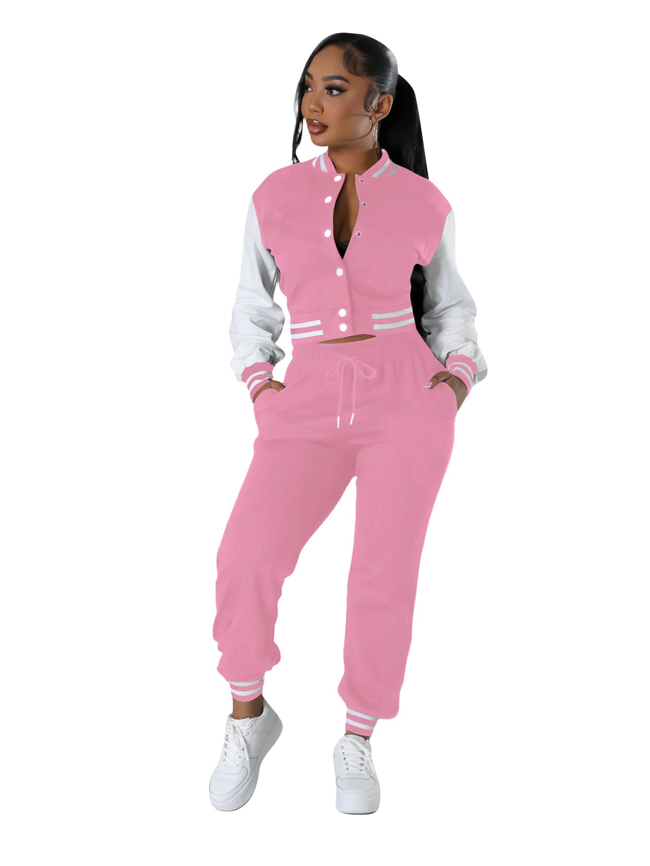 Women's Fashion Baseball Uniform Two-piece Suit null