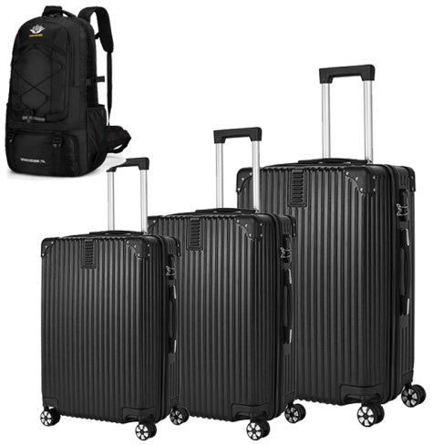 3-piece Hard Shell Luggage Set Inkedjoy