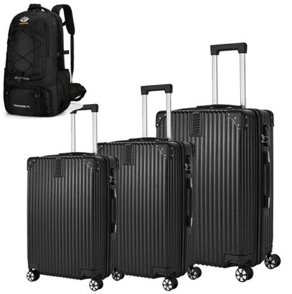 3-piece Hard Shell Luggage Set Inkedjoy