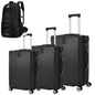 3-piece Hard Shell Luggage Set Inkedjoy