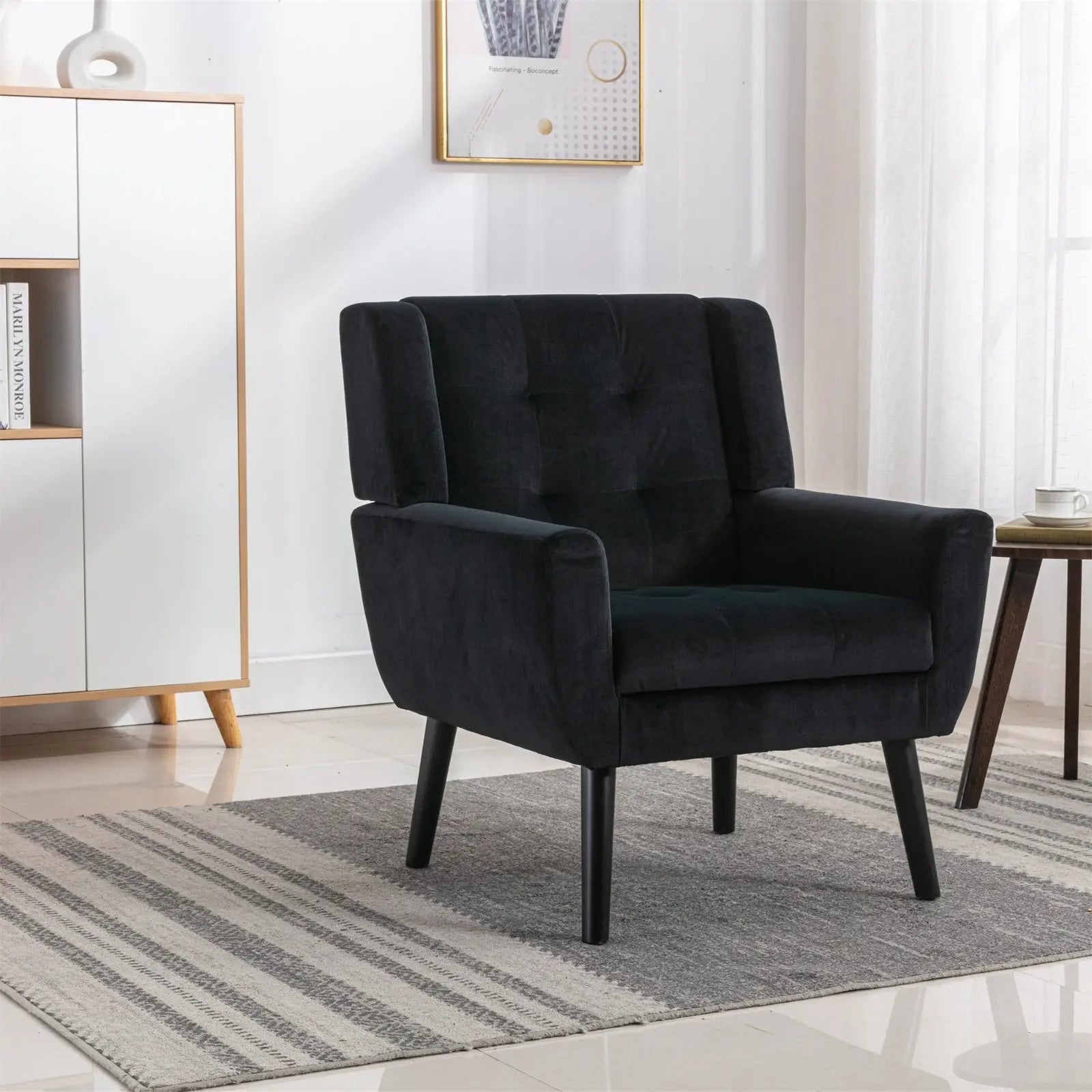 Modern Soft Velvet Accent Chair My Store