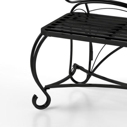 Butterfly Cast Metal Garden Bench Inkedjoy