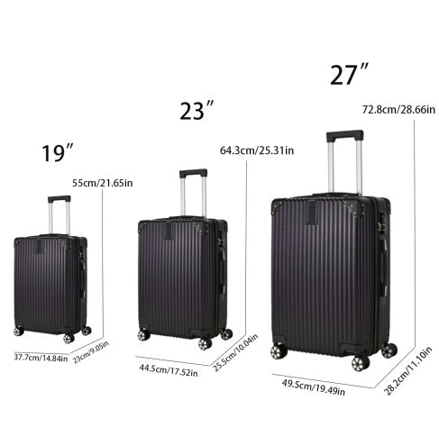 3-piece Hard Shell Luggage Set Inkedjoy
