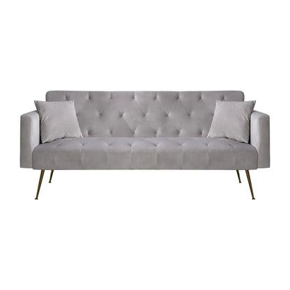 Modern Velvet  Sofa Bed Folding Futon My Store