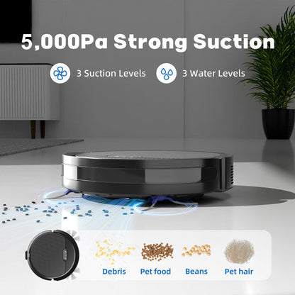 Robot Vacuum And Mop, 3 In 1 Combo Cleaner Inkedjoy