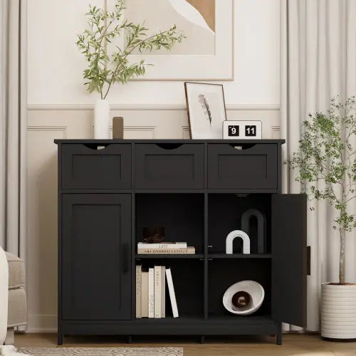 Storage Cabinets,Wooden Floor Cabinet,with Drawers And Shelves Storage Cabinets,Accent Cabinet For Living Room,Bedroom,Bathroom Furniture Home Decor My Store