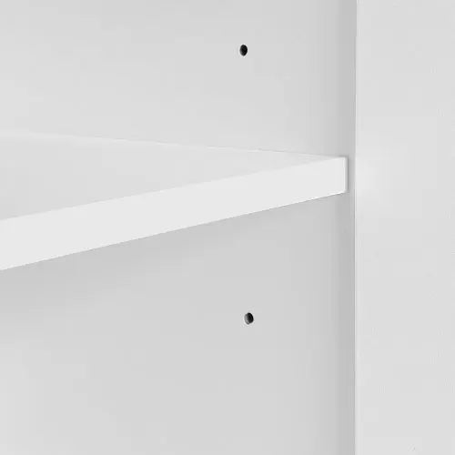 Large Spaces Shoe Cabinet High Glossy White Color With Led Light Have Moveable Shelves My Store