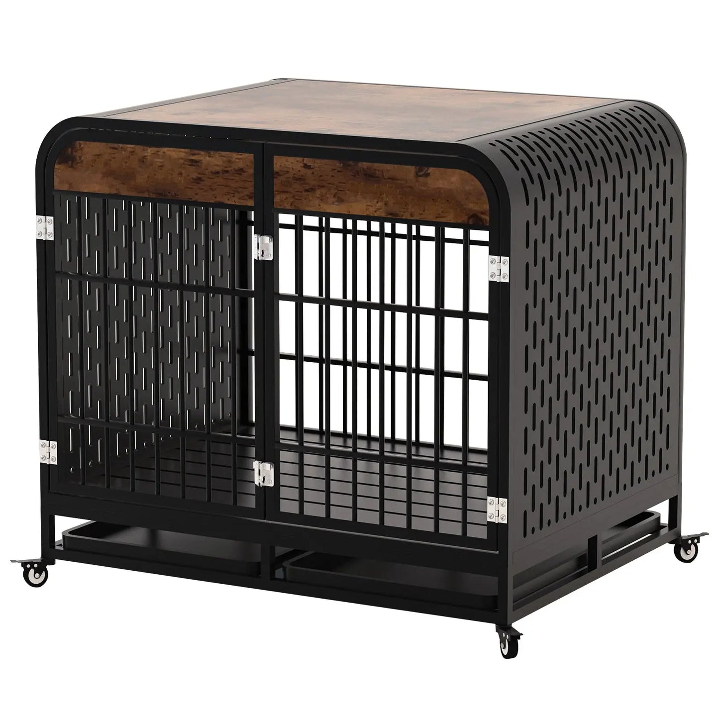 Heavy Duty Dog Crate Furniture Wooden Table 42inch Brown My Store