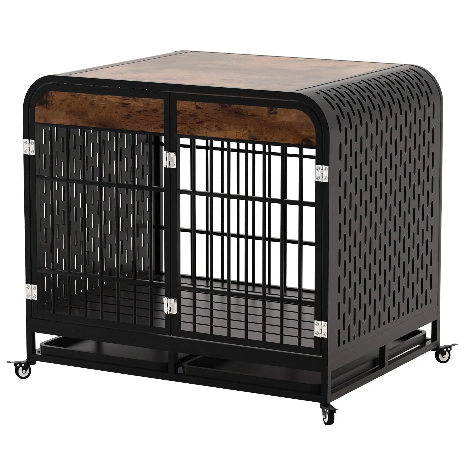 Heavy Duty Dog Crate Furniture Wooden Table 42inch Brown My Store