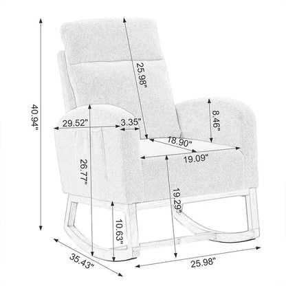 Modern Accent Rocking Chair My Store