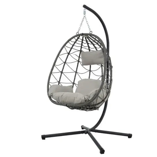 Indoor And Outdoor Swing Chairs, Hanging Basket Chairs With Stands Are Suitable For Bedrooms, Living Rooms, Balconies, And Are Prohibited From Being Sold On The Wayfair Platform My Store
