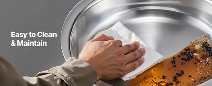 4 Pack Chafing Dish Buffet Set Stainless Steel Chafer w/4 Full Size Pan Round Catering Warmer Ohberri