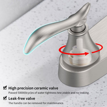 Single Handle High Brushed Nickel Pull Out Kitchen Faucet My Store