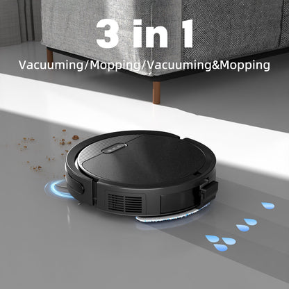 Robot Vacuum And Mop, 3 In 1 Combo Cleaner Inkedjoy