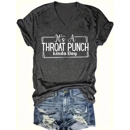 Women's Graphic T Shirts Letter Print Short Sleeve Loose Casual Summer Tops My Store