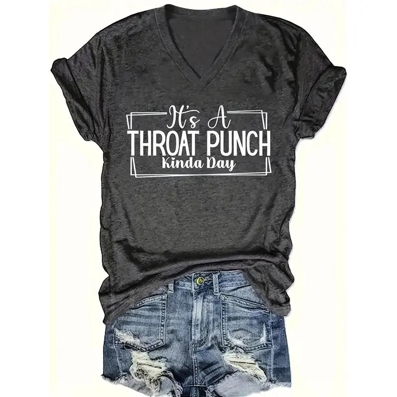 Women's Graphic T Shirts Letter Print Short Sleeve Loose Casual Summer Tops My Store