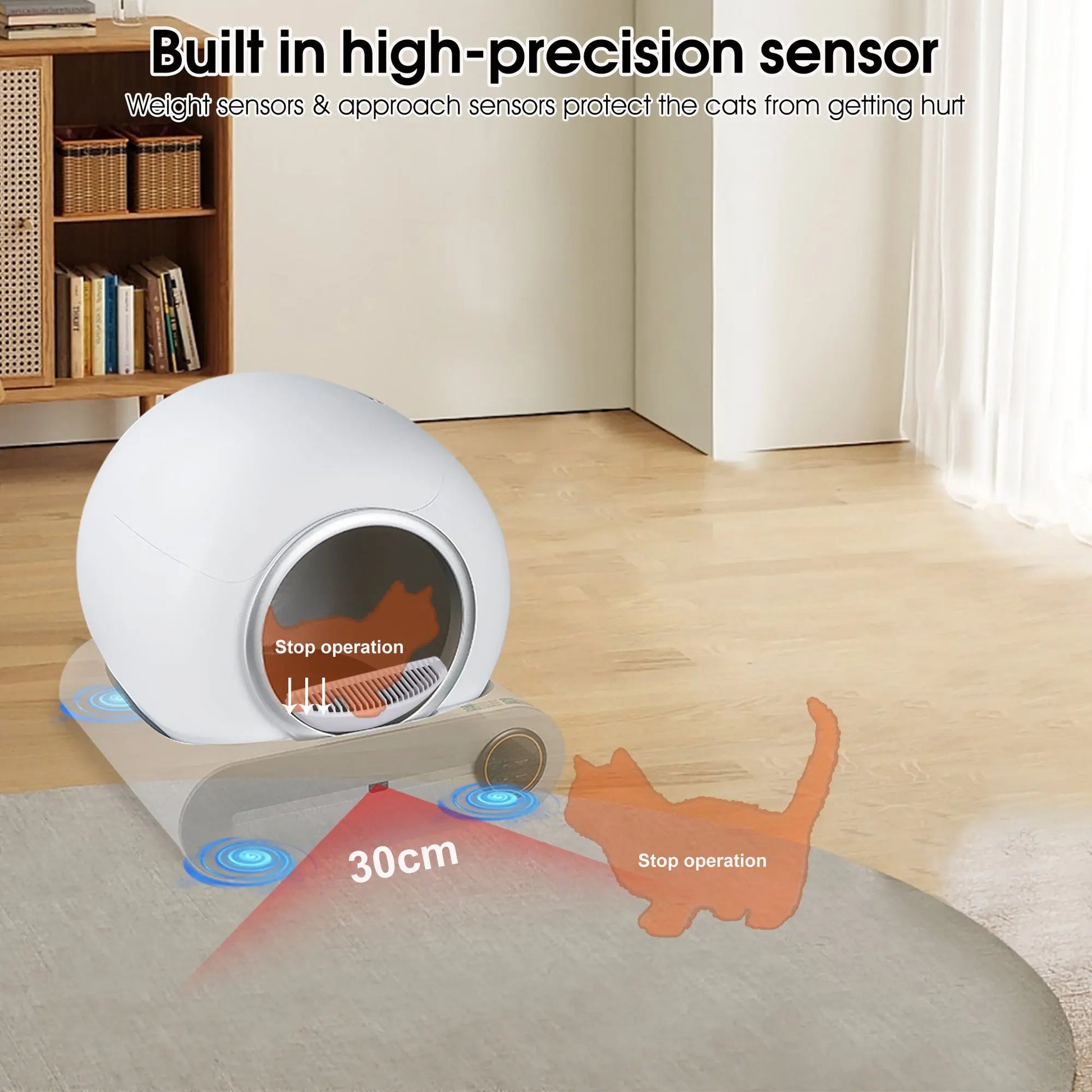 Self-cleaning Litter Box, Automatic Scooping And Deodorization My Store