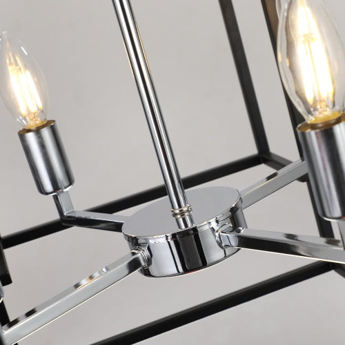 8 Lantern Tiered Chandeliers, Industrial Farmhouse Chandeliers Inkedjoy