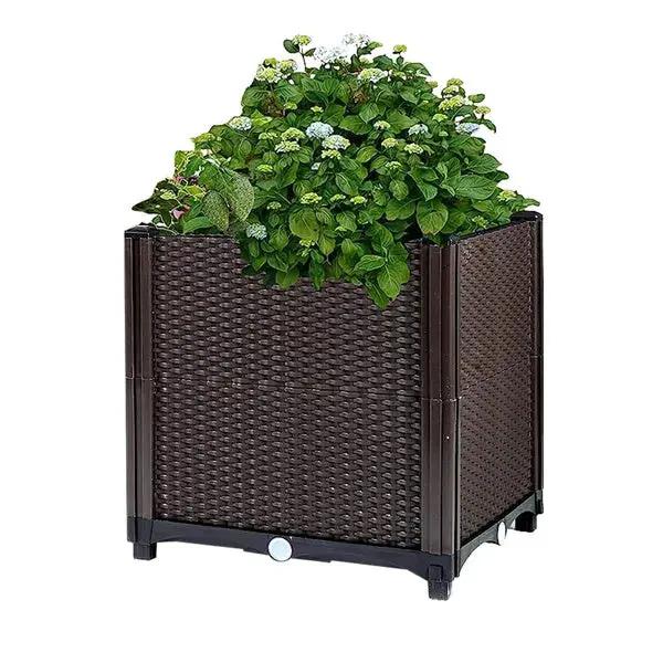 Raised Garden Bed Plant Growth Box With Self-watering System For Garden My Store