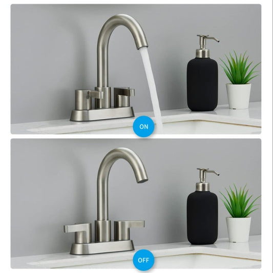 Bathroom Faucet 2 Handle Brushed Nickel My Store