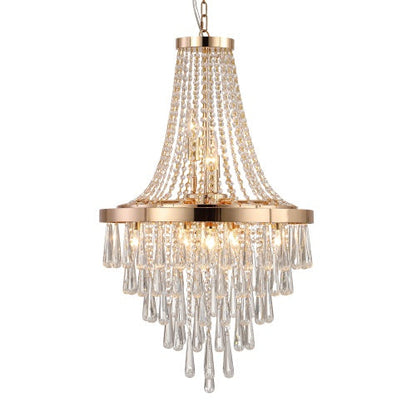 Golden Crystal Chandelier Inkedjoy