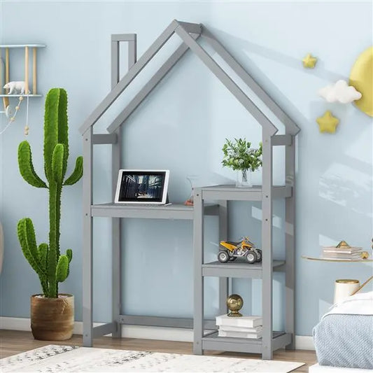 Wooden Writing Desk In The Shape Of A House My Store
