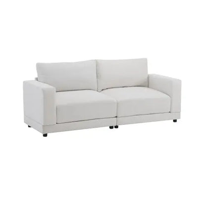 Modern Velvet Upholstery, Deep Cushions Couch My Store