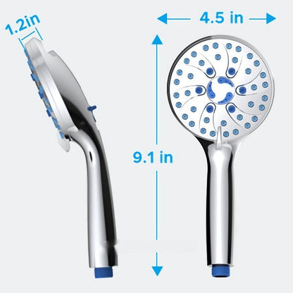 Handheld With 2 Gear Spray Gun 5 Gear Supercharged Shower Inkedjoy