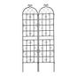 2 Pack Metal Garden Trellis Rustproof Trellis For Climbing Plants Inkedjoy
