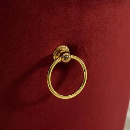 High-end Tufted Solid Wood Contemporary Velvet Upholstered Dining Chair With Golden Stainless Steel Plating Legs,Nailhead Trim,Set Of 2 My Store