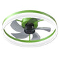 Ceiling Fan With Light Dimmable LED Recessed Mount Slim Modern Ceiling Fan My Store