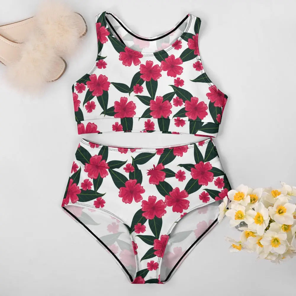 Ladies Two Piece Bikini Swimsuit Inkedjoy