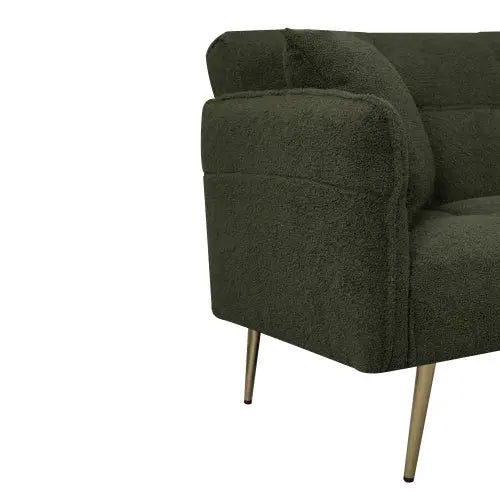 Futon Sofa , Convertible Double Sofa Bed With Folding Armrests My Store