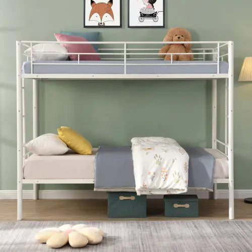 METAL BUNK BED WHITE My Store