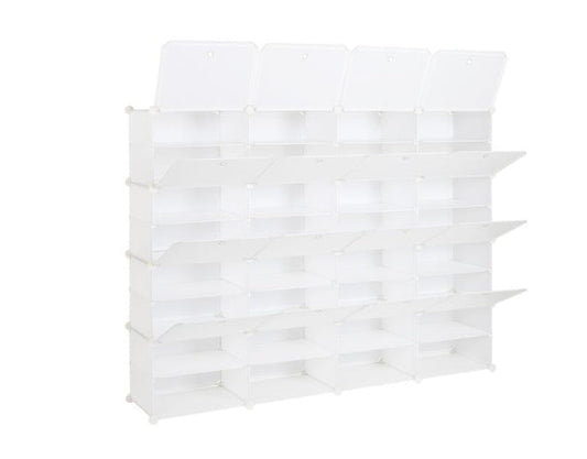 4-Row, 8-storey, 32 Grid Cube Shoe Cabinet Inkedjoy