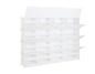 4-Row, 8-storey, 32 Grid Cube Shoe Cabinet Inkedjoy
