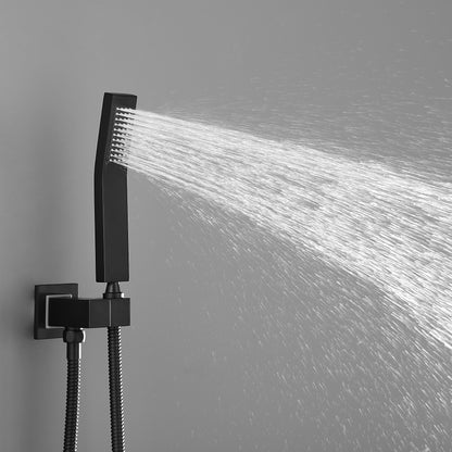 10 Inch Shower Head Bathroom Luxury Rain Shower Complete Combo Set Wall Mounted Inkedjoy