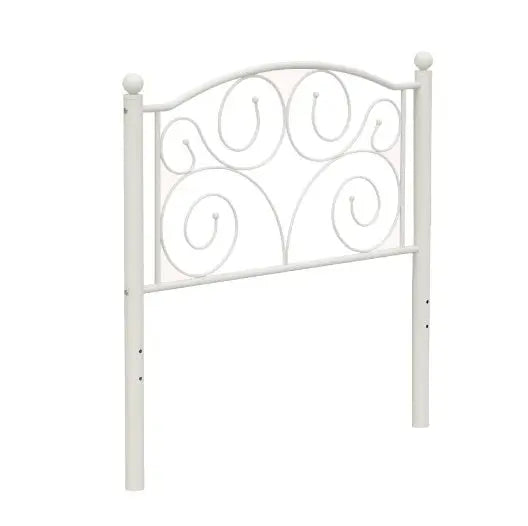 Twin Size Unique Flower Sturdy System Metal Bed Frame With Headboard And Footboard My Store