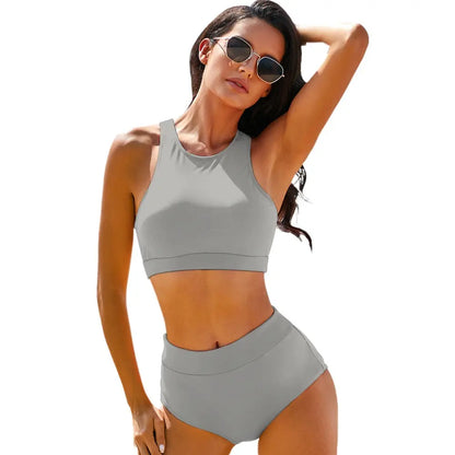 Ladies Two Piece Bikini Swimsuit Inkedjoy