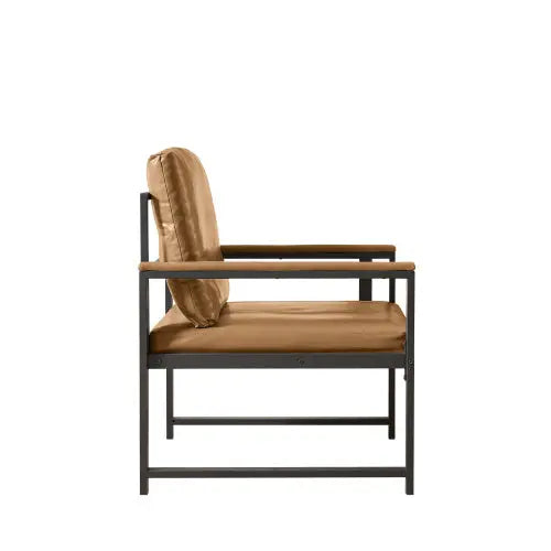 Tech Cloth Armchair, Retro Leisure Accent Chair With Extra Soft Padded  Cushion, Metal Armrests, Modern Reading Arm Chair With Black Metal Frame For Living RoomOfficeBedroomStudy, My Store