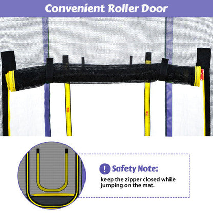 7FT Trampoline For Kids With Safety Enclosure Net, Slide And Ladder My Store