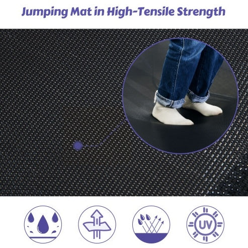 7FT Trampoline For Kids With Safety Enclosure Net, Slide And Ladder My Store