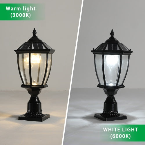 Solar Pillar Headlights With Dimmable LEDs - 2 Packs My Store