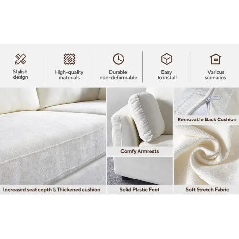 Sofa- White My Store