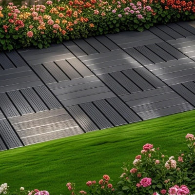 Deck Tiles,44 Pack Patio Deck Tiles,12x12 Square Waterproof Outdoor Inkedjoy