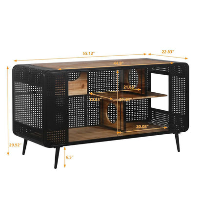 Spacious Cat House With Tempered Glass For Living Room, Hallway My Store