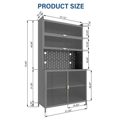 6 Level Flip Door Pantry Cabinet My Store