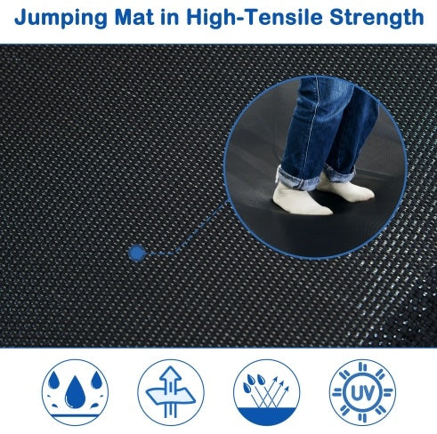 7FT Trampoline For Kids With Safety Enclosure Net, Slide And Ladder My Store