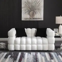 Sofa- White Color, 2 Seater My Store