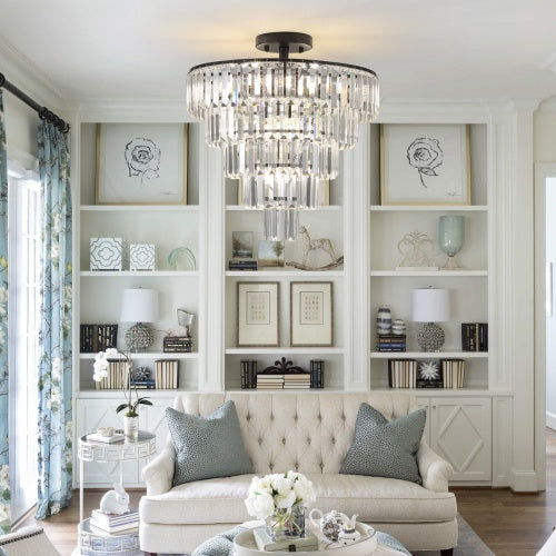 Large Black Crystal Chandelier Inkedjoy